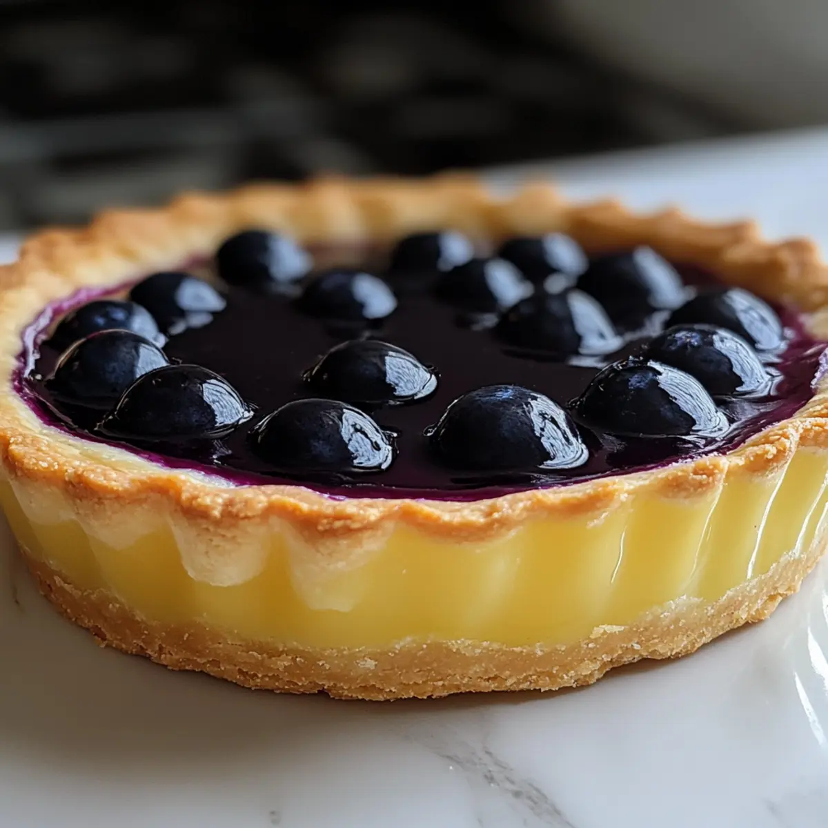 Heidelbeere–Zitronencreme