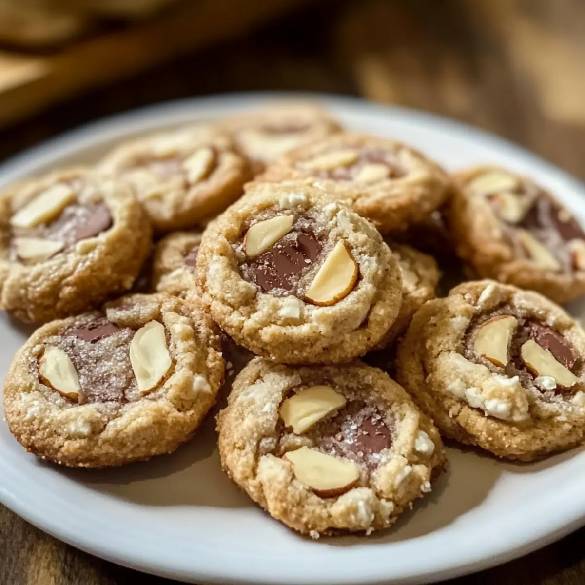 gedrehte Nussplätzchen