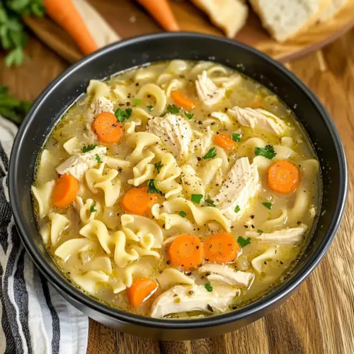 Hühnersuppe mit Nudeln