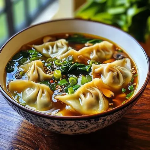 Teigtaschen-Topfstecker-Suppe