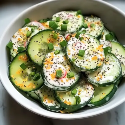 Bagel Gurkensalat