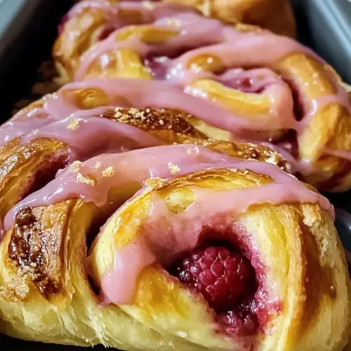 Schinken und Käse Croissants