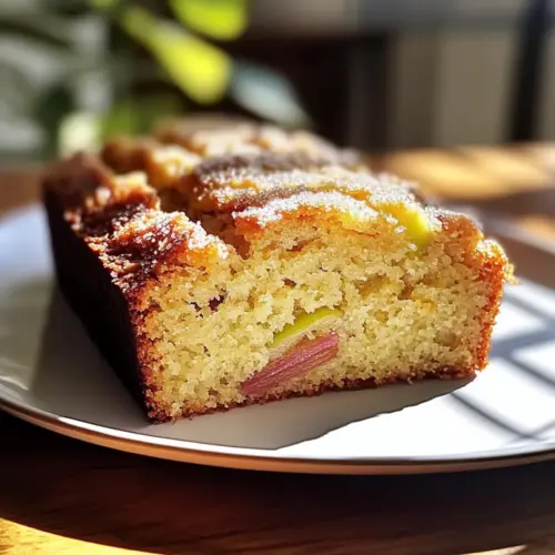 Zitronen-Rhabarber-Sonnenlaib