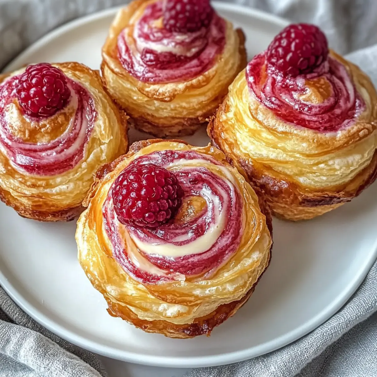 Himbeer-Frischkäse-Cruffins