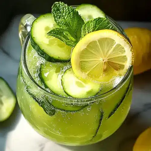 Erfrischende Gurkenlimonade