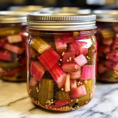 Rhabarber-Eingelegter