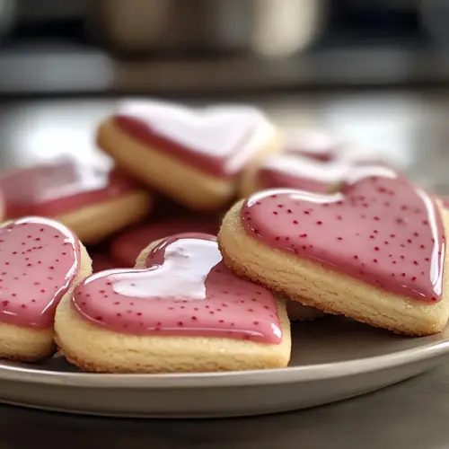 Erdbeerkekse mit Mürbeteig