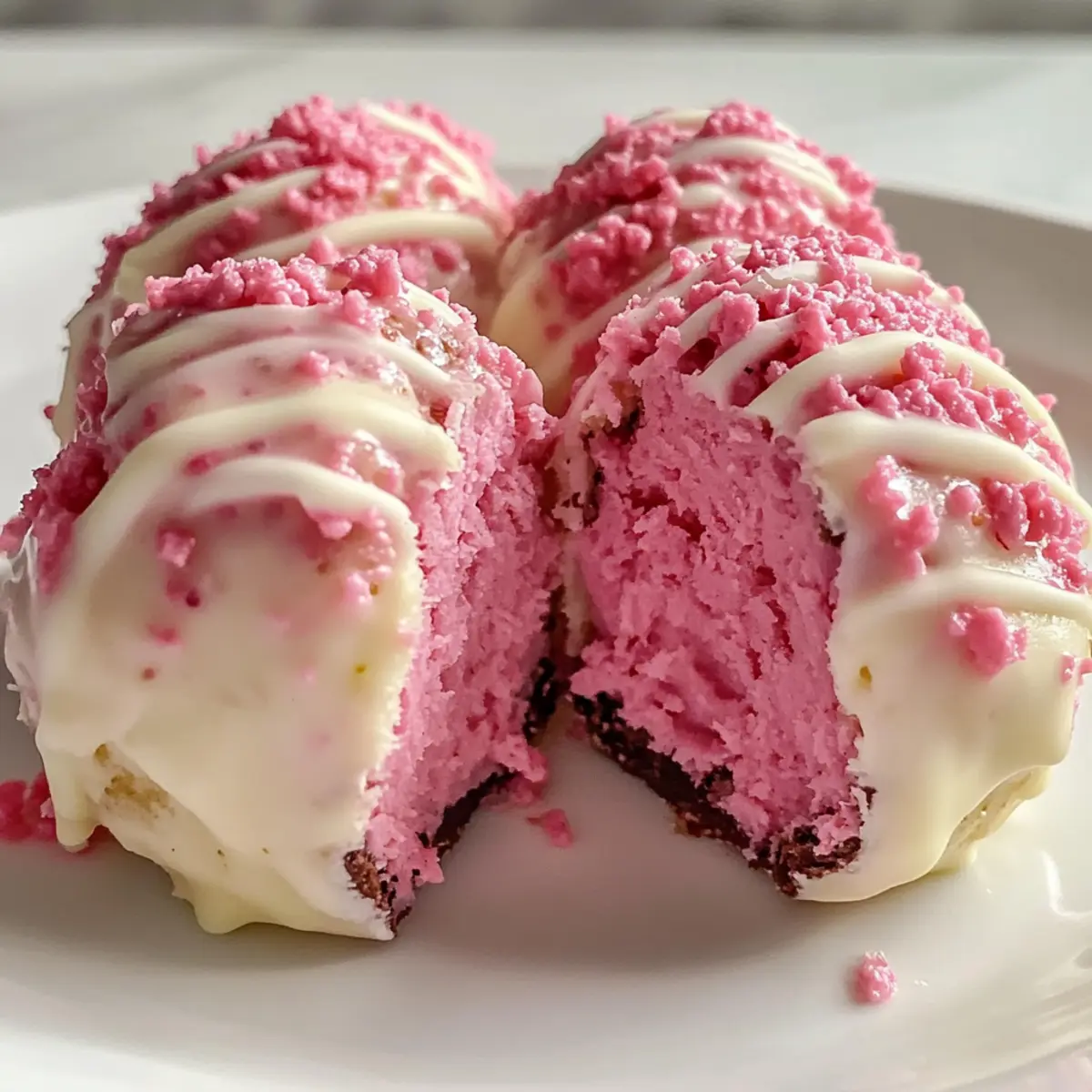 Erdbeer-Shortcake-Trüffel