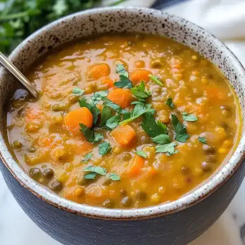 Karotten- und Linsensuppe