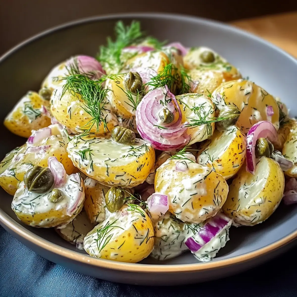 Skandinavischer Dillkartoffelsalat