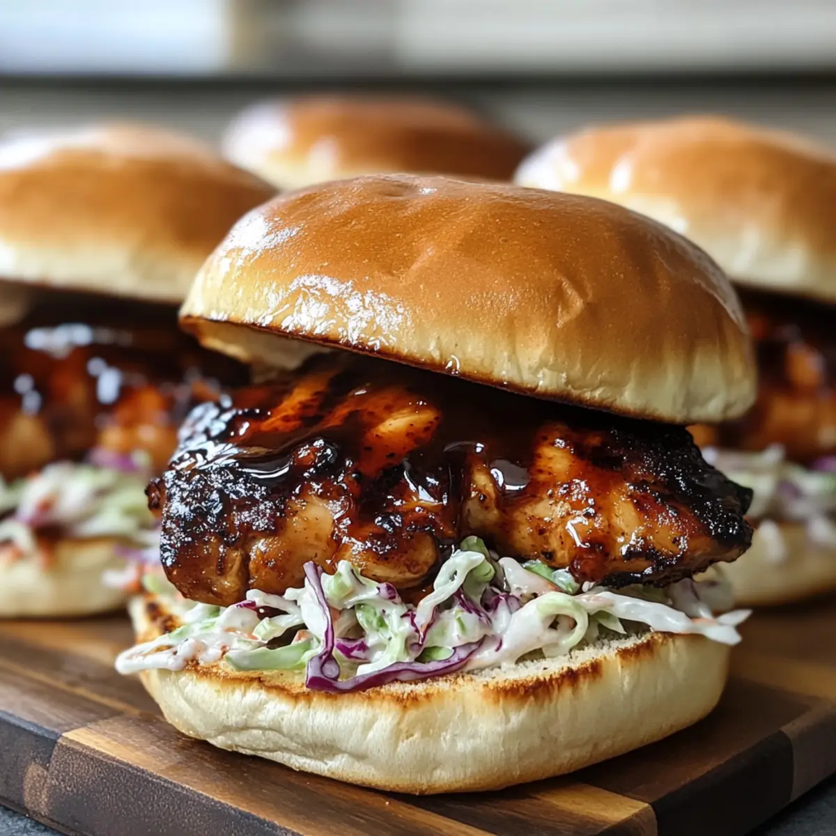 Honig-Chipotle-Hühnchen-Slider