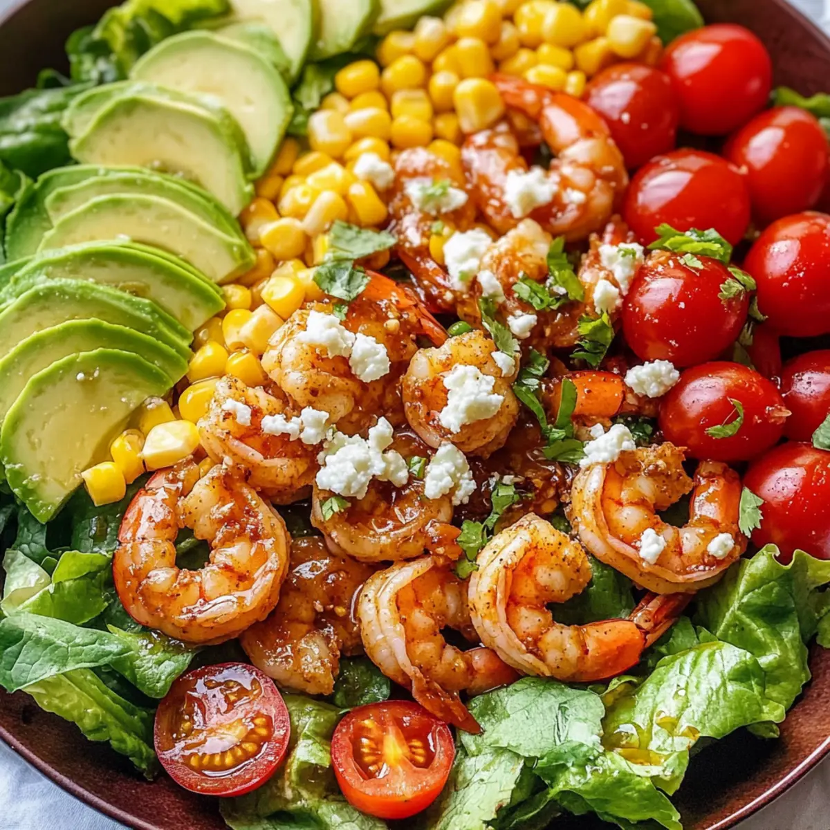 Honig-Limetten-Garnelensalat