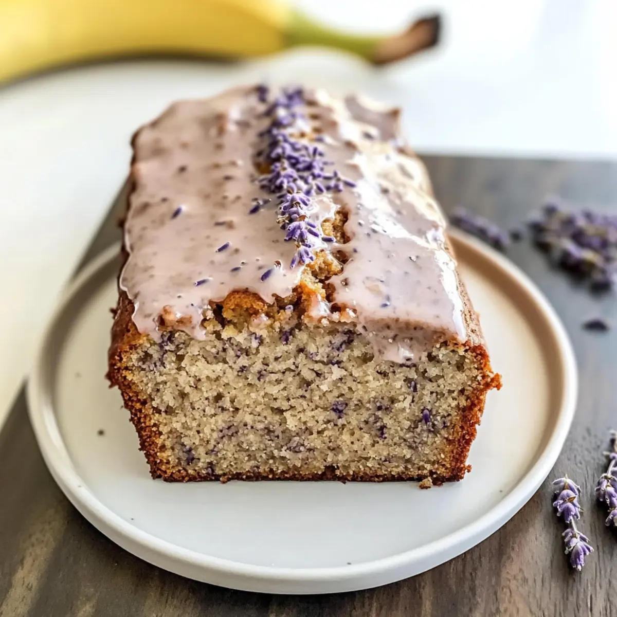 Lavendel Bananenbrot