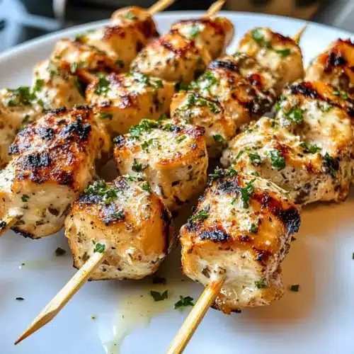 Parmesan Hähnchen Spieße