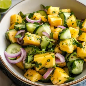 Ananas Gurkensalat