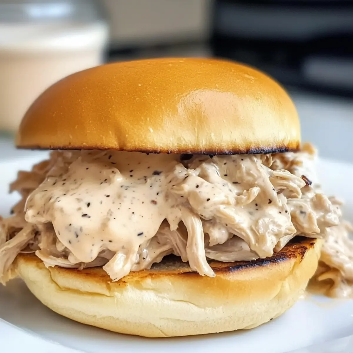 Schmorhähnchenbrötchen