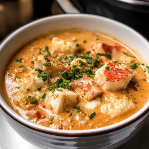 Langsame Kochgerät Meeresfrüchte Bisque