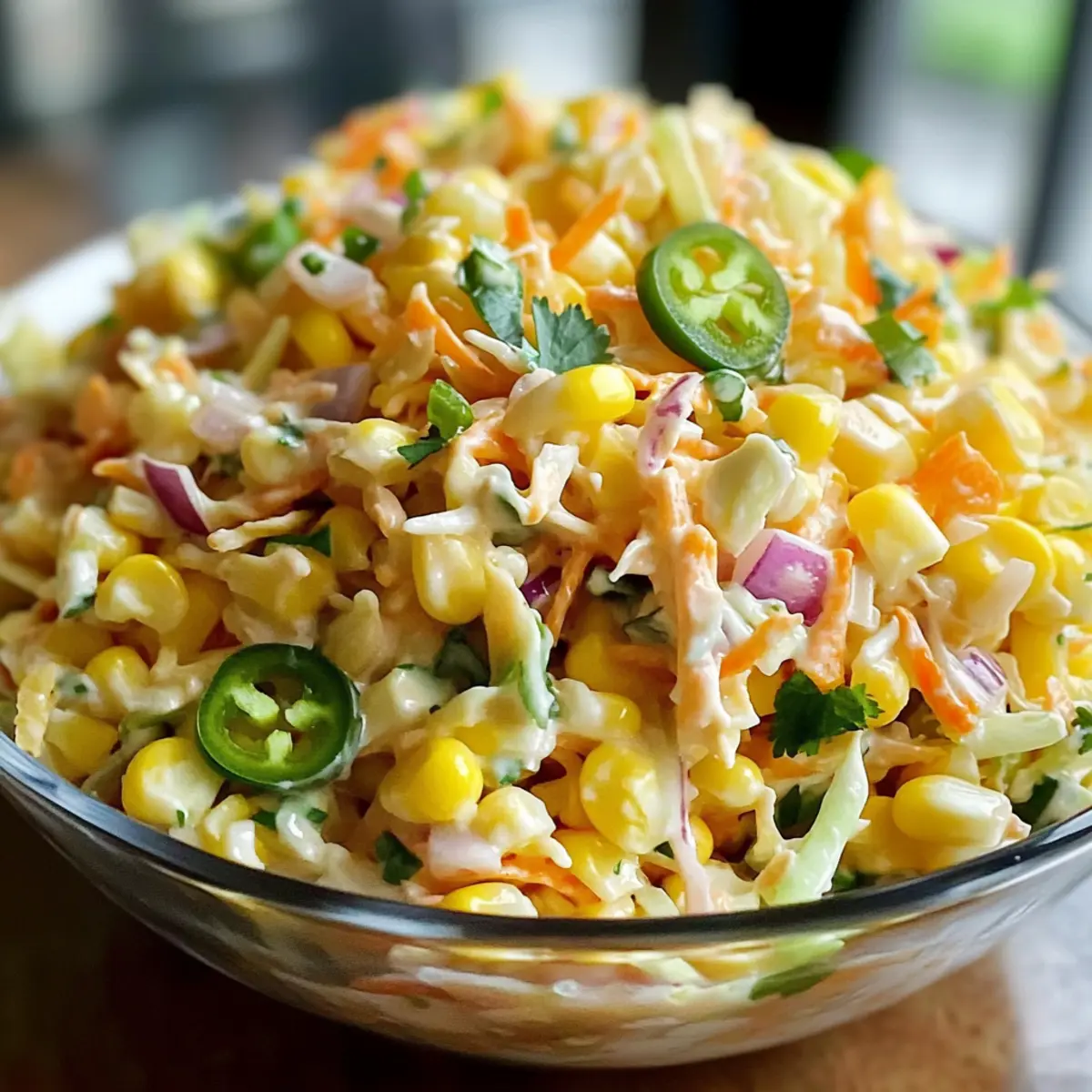 Scharfer Maissalat